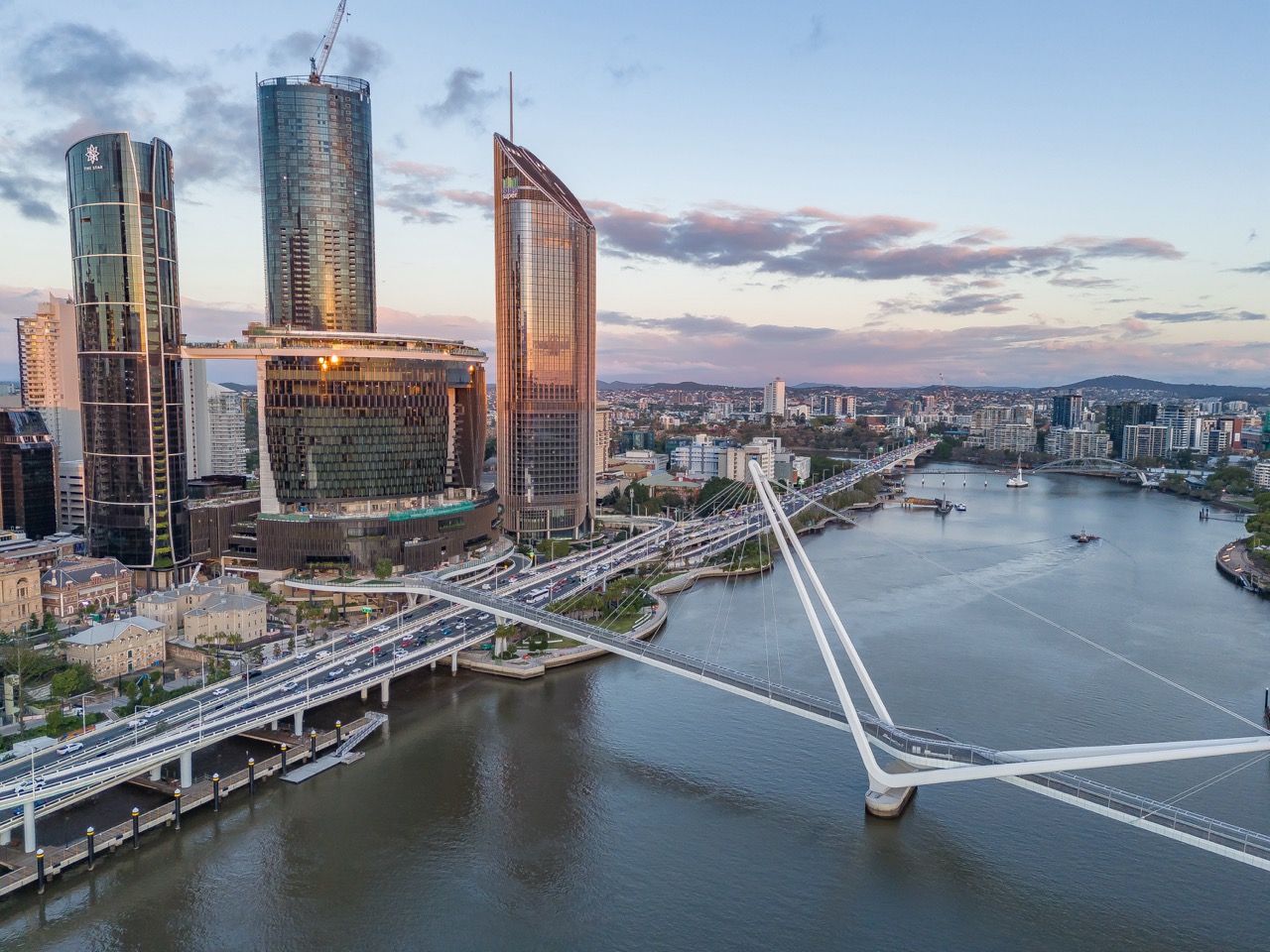Queen's Wharf Brisbane Aerial View